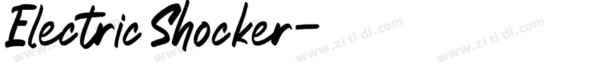 Electric Shocker字体转换